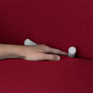 Foto 3 | Protector Cubre Salas Kind Stretch 3 pz Ajustable color Vino