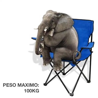 Foto 8 | Silla de Playa Plegable Reclinable con Funda para Exterior 6 Piezas