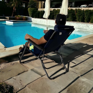 Foto 7 | 2 Sillas Camastro Plegable Reclinable Jardin Playa Alberca