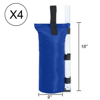 Foto 3 | Juego de Bolsas de Arena Canopy Weights Abccanopy de 4 a 51 kg Azul - Venta Internacional
