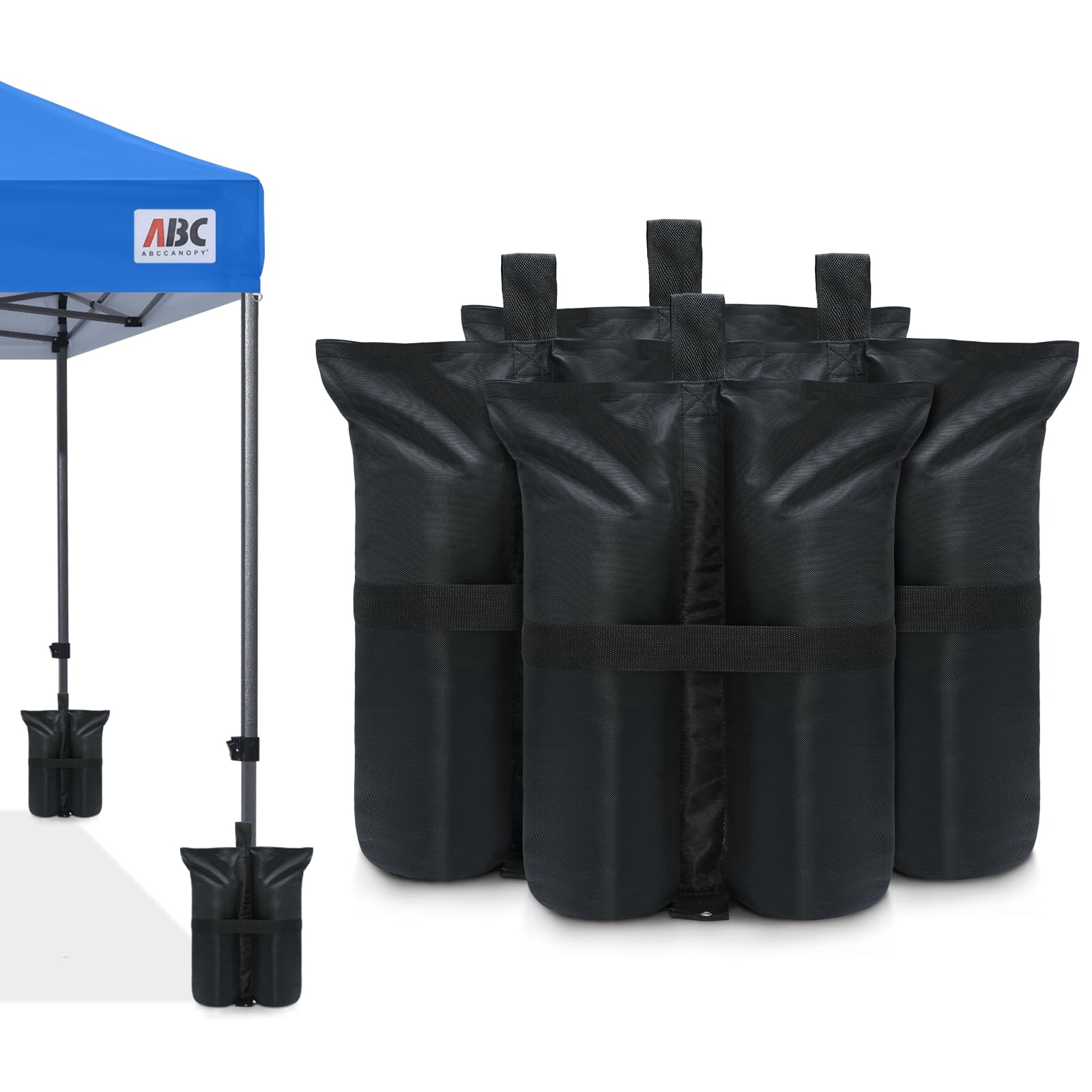 Bolsas de Peso Abccanopy Heavy Duty Negras (84 Kg) Para Toldo - Venta Internacional