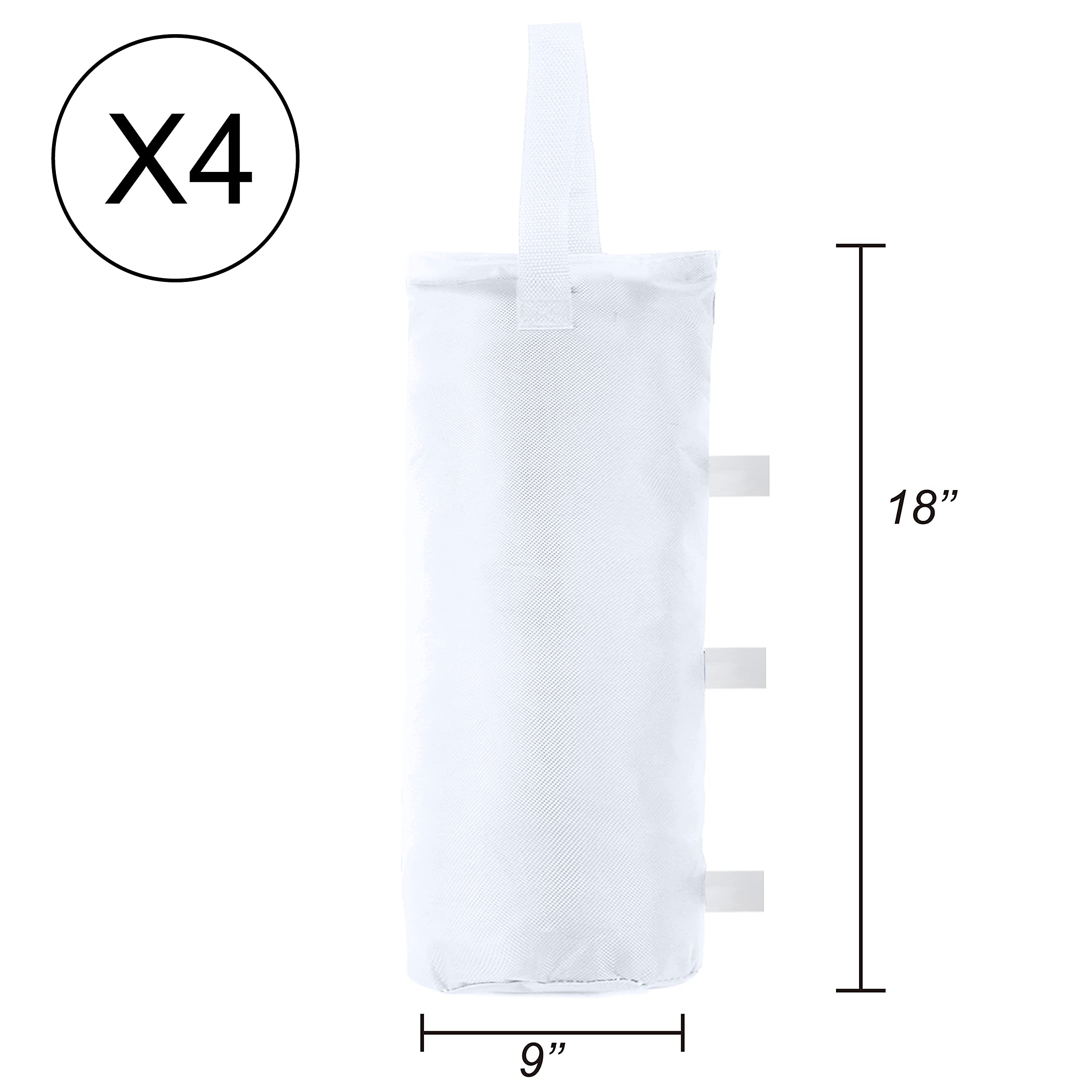 Foto 3 pulgar | Juego de Bolsas De Arena Canopy Weights Abccanopy De 4 A 51 Kg Blanco - Venta Internacional