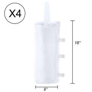 Foto 2 | Juego de Bolsas De Arena Canopy Weights Abccanopy De 4 A 51 Kg Blanco - Venta Internacional