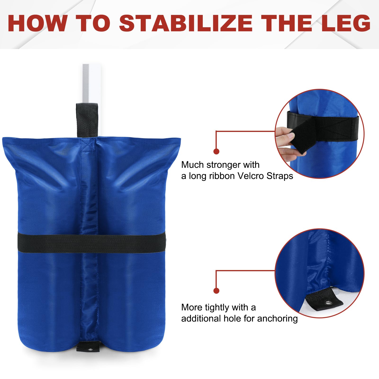 Foto 6 pulgar | Bolsas De Peso Abccanopy Heavy Duty De 84 Kg De Capacidad - Venta Internacional