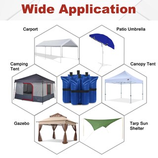 Foto 6 | Bolsas De Peso Abccanopy Heavy Duty De 84 Kg De Capacidad - Venta Internacional