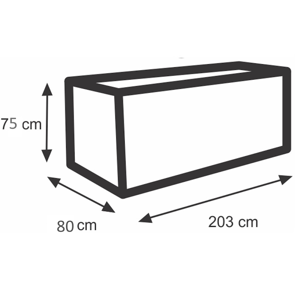 Foto 8 | Funda P/mesa Rectangular Jardín Exterior Interattika