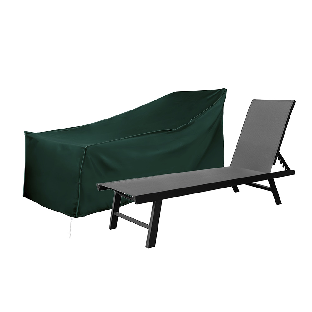 Foto 1 | Funda Camastro Verde P/jardín Exterior Poliéster Interattika