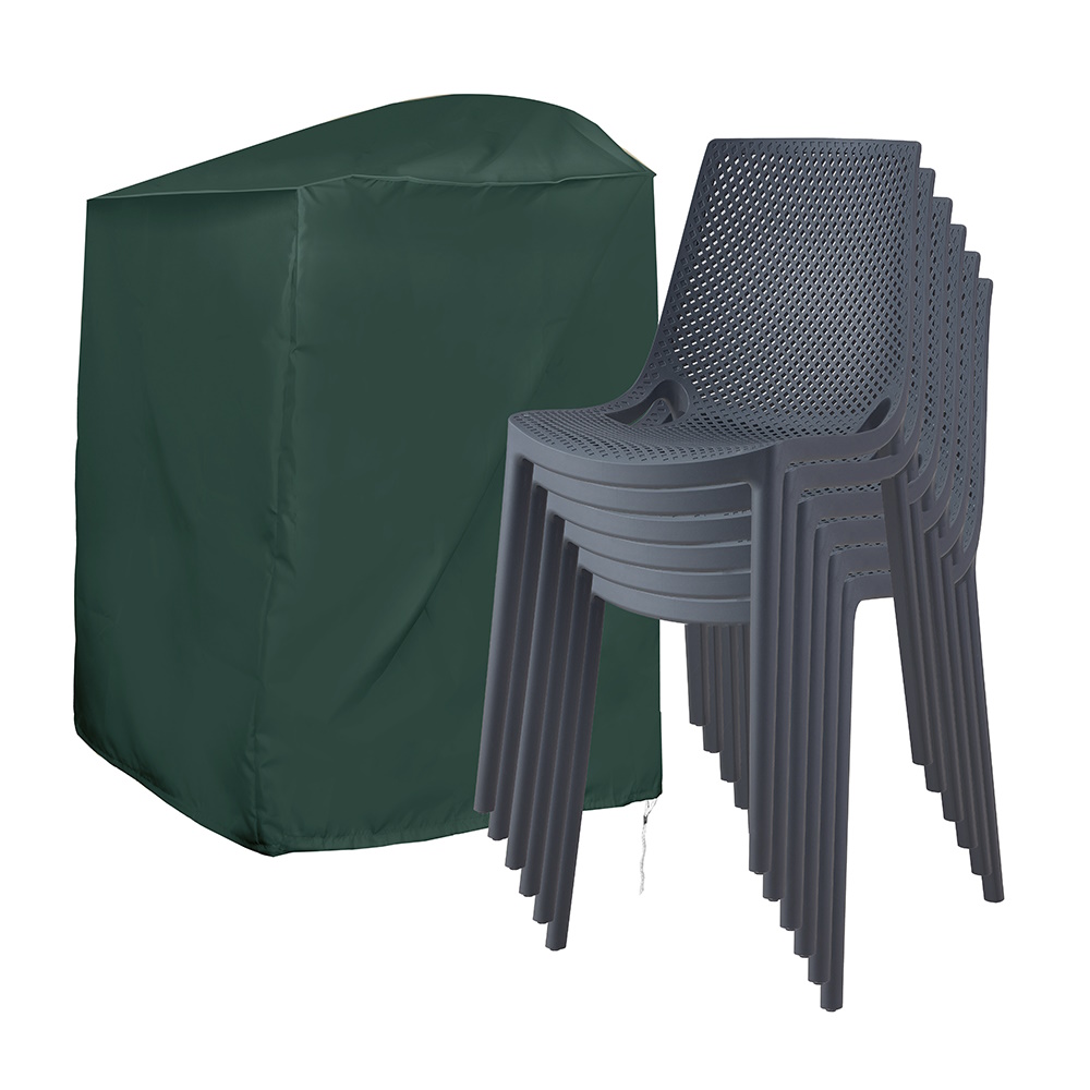 Foto 5 pulgar | Funda Verde para Sillas Poliéster Interattika