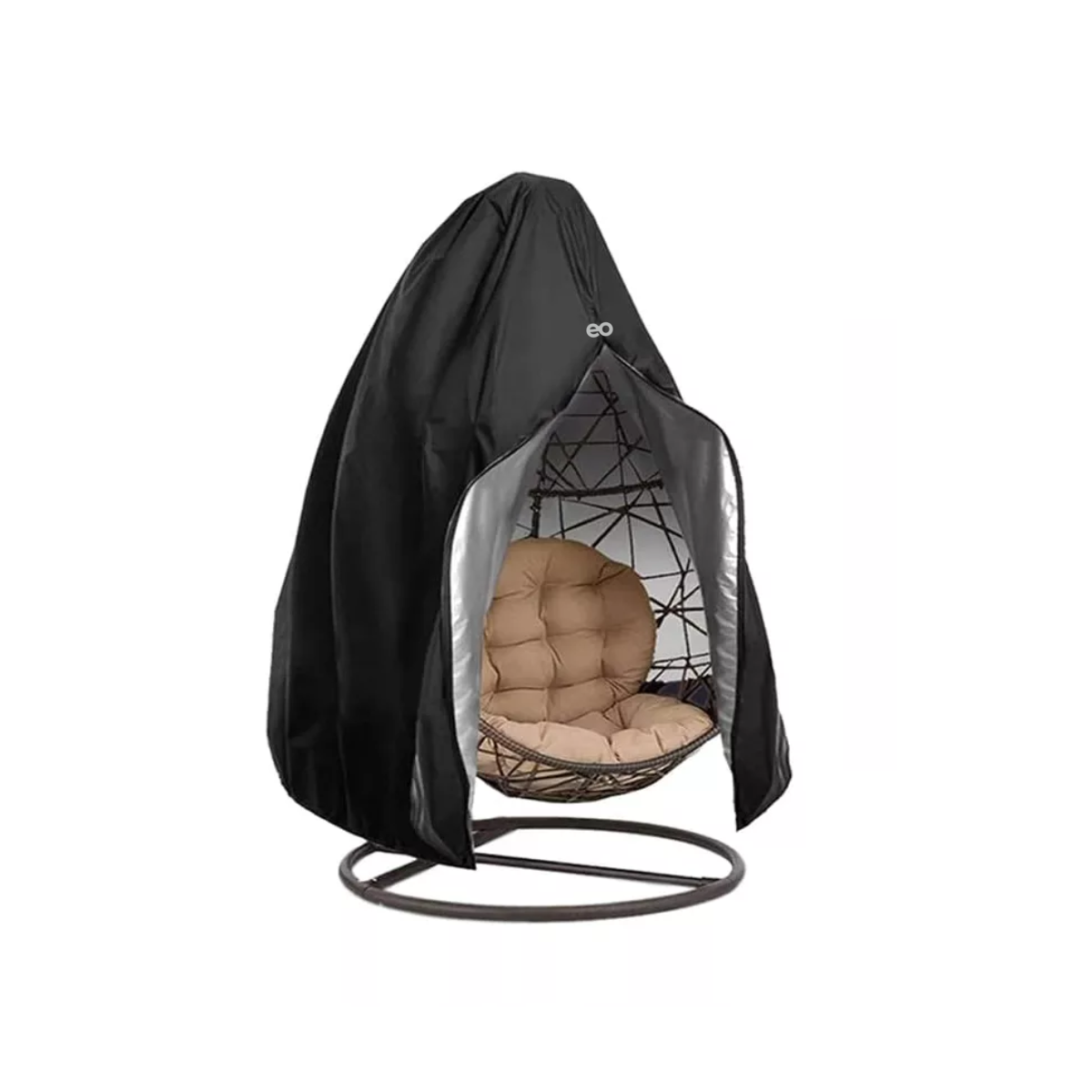 Funda De Columpio Para Exteriores Con Cremallera Y Cordón Eo Safe Imports Esi-17798-1 Negro