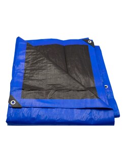 Foto 1 | Lona De Polietileno Uso Super Rudo Azul/negro 180 Gr 4x5 M