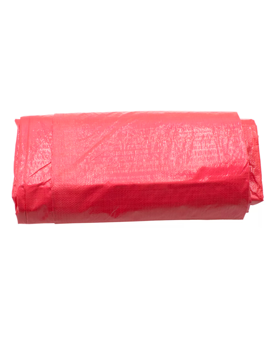 Foto 7 pulgar | Lona De Polietileno Uso Rudo Termosellada Roja 110 Gr 3x4 M