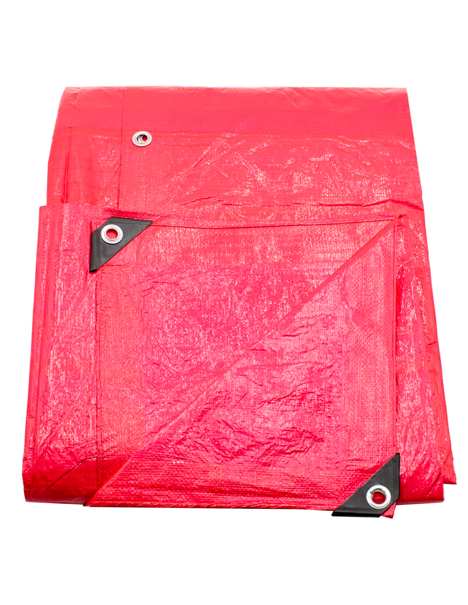 Lona de Polietileno Termosellada Roja 2x3 m