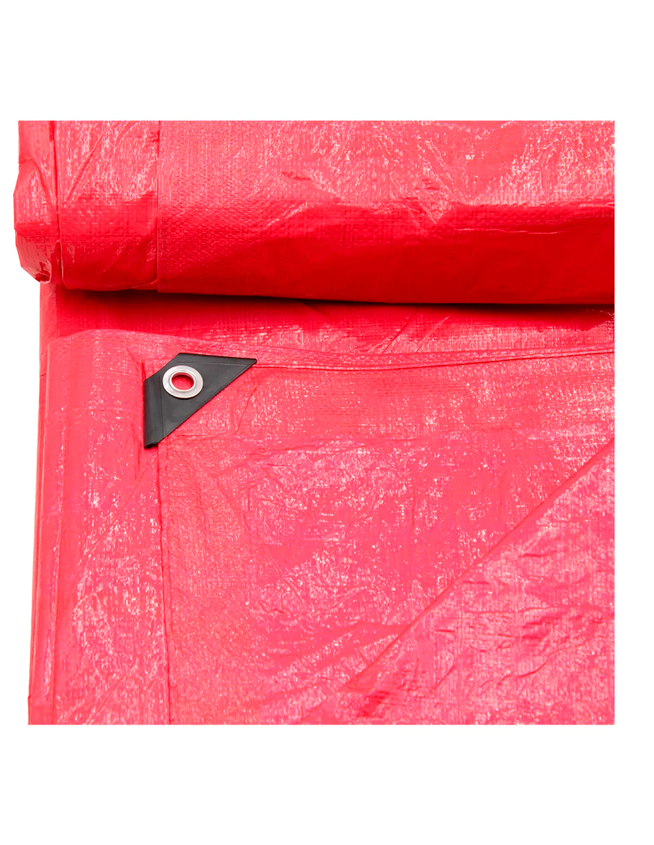 Foto 7 pulgar | Lona de Polietileno Termosellada Roja 2x3 m