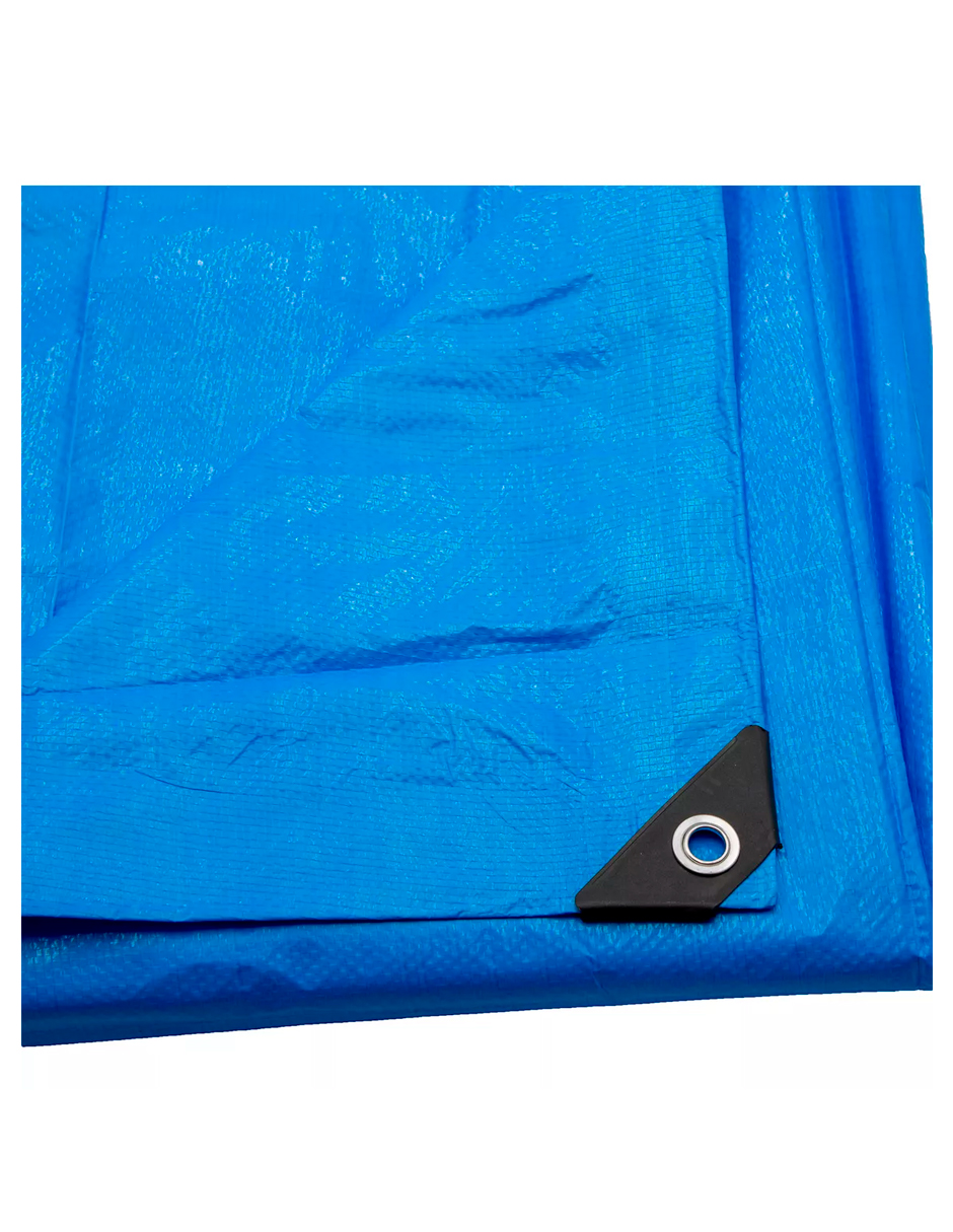 Foto 3 pulgar | Lona de Polietileno Termosellada Azul 5x6 m