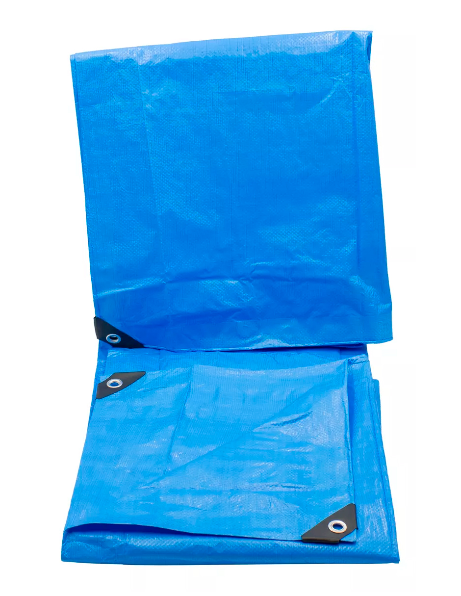 Foto 4 pulgar | Lona de Polietileno Termosellada Azul 5x6 m