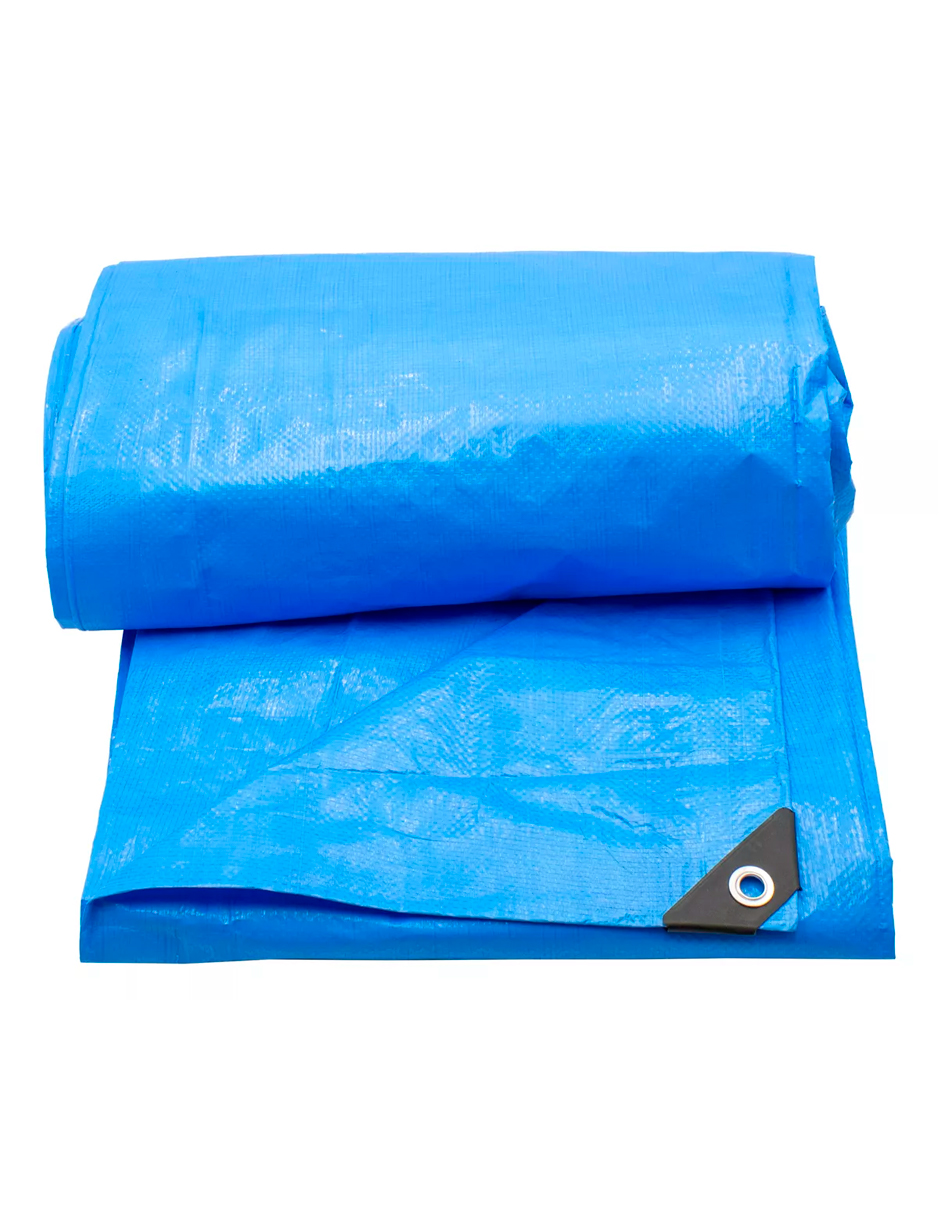 Foto 5 pulgar | Lona de Polietileno Termosellada Azul 5x6 m