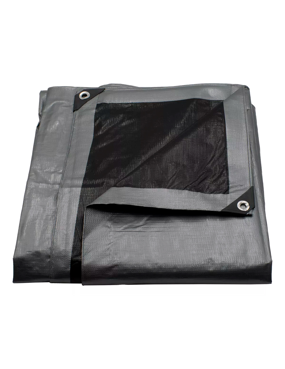 Lona De Polietileno Uso Super Rudo Gris/negro 180 Gr 4x5 M