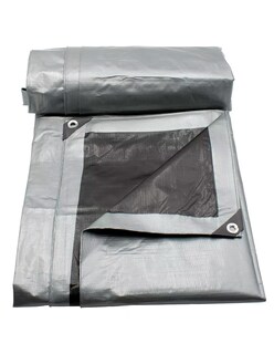 Foto 3 | Lona De Polietileno Uso Super Rudo Gris/negro 180 Gr 4x5 M