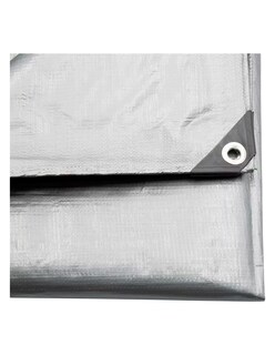 Foto 4 | Lona De Polietileno Uso Super Rudo Gris/negro 180 Gr 4x5 M