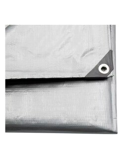 Foto 4 | Lona De Polietileno Uso Super Rudo Gris/negro 180 Gr 5x6 M
