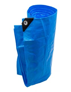 Foto 6 | Lona De Polietileno Uso Rudo Termosellada Azul 110 Gr 5x6 M