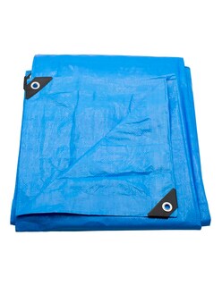 Foto 1 | Lona De Polietileno Uso Rudo Termosellada Azul 110 Gr 6x12 M