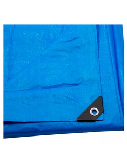 Foto 2 | Lona De Polietileno Uso Rudo Termosellada Azul 110 Gr 6x12 M
