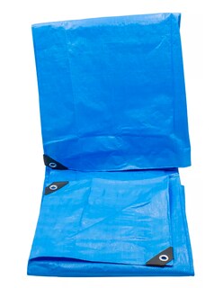Foto 3 | Lona De Polietileno Uso Rudo Termosellada Azul 110 Gr 6x12 M