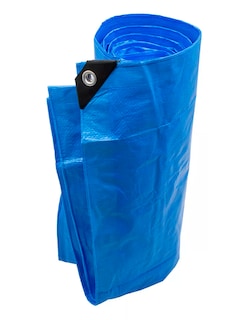 Foto 6 | Lona De Polietileno Uso Rudo Termosellada Azul 110 Gr 6x12 M