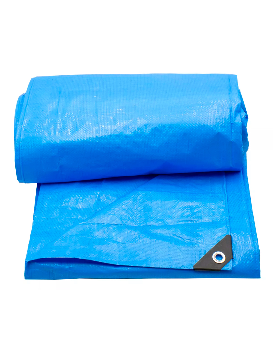 Foto 4 | Lona De Polietileno Uso Rudo Termosellada Azul 110 Gr 3x4 M