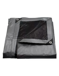 Foto 1 | Lona De Polietileno Uso Super Rudo Gris/negro 180 Gr 4x6 M