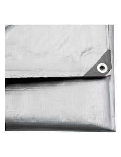 Foto 4 | Lona De Polietileno Uso Super Rudo Gris/negro 180 Gr 4x6 M