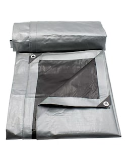 Foto 2 | Lona De Polietileno Uso Super Rudo Gris/negro 180 Gr 2x3 M