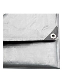 Foto 4 | Lona De Polietileno Uso Super Rudo Gris/negro 180 Gr 2x3 M
