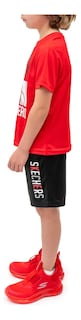 Foto 5 | Skechers Conjunto Deportivo Para Niño, 4 Piezas Con Camisetas Y Shorts Súper Cómodos Para Actividades Y Juego