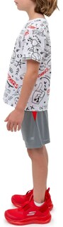 Foto 6 | Skechers Conjunto Deportivo Para Niño, 4 Piezas Con Camisetas Y Shorts Súper Cómodos Para Actividades Y Juego