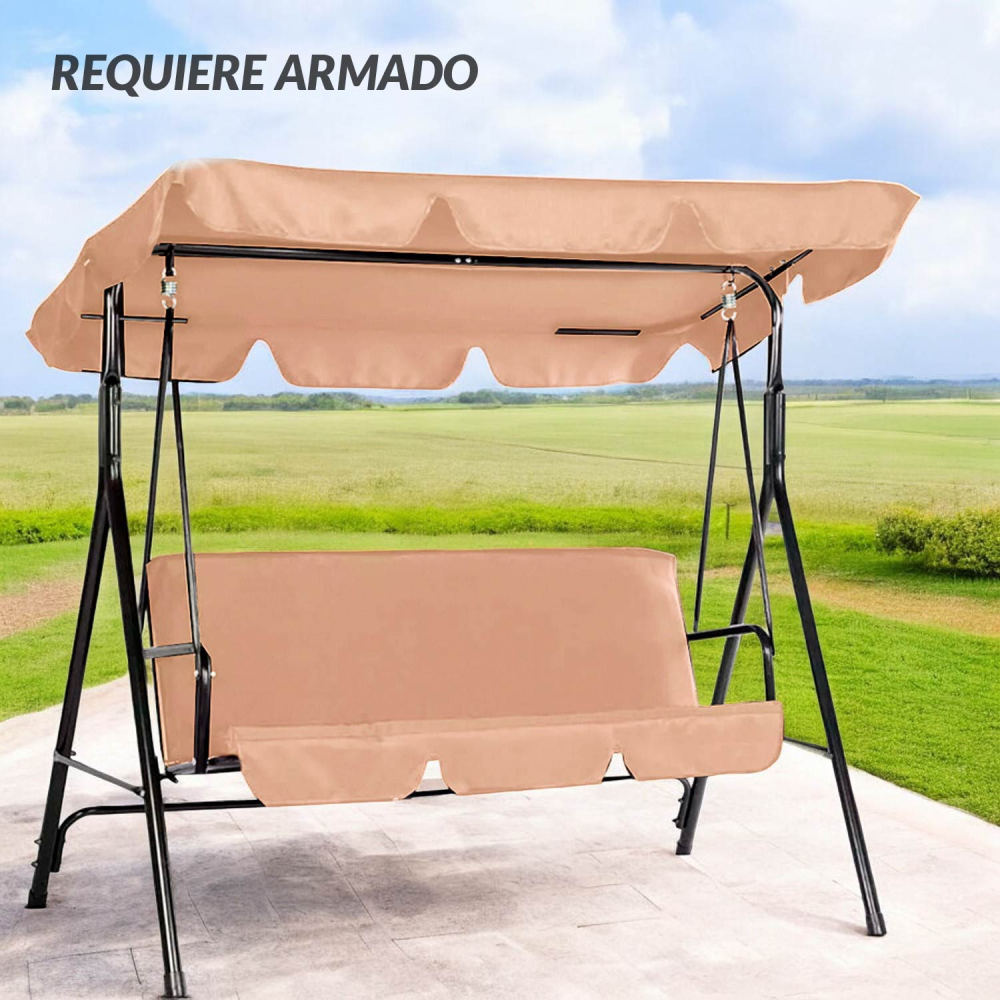 Foto 5 | Columpio Ilios Innova CE-3A para Exteriores Marrón
