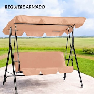 Foto 5 | Columpio Ilios Innova CE-3A para Exteriores Marrón