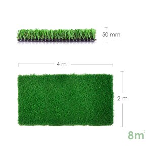 Foto 2 | Pasto Para Exteriores Sintetico Aspecto Natural