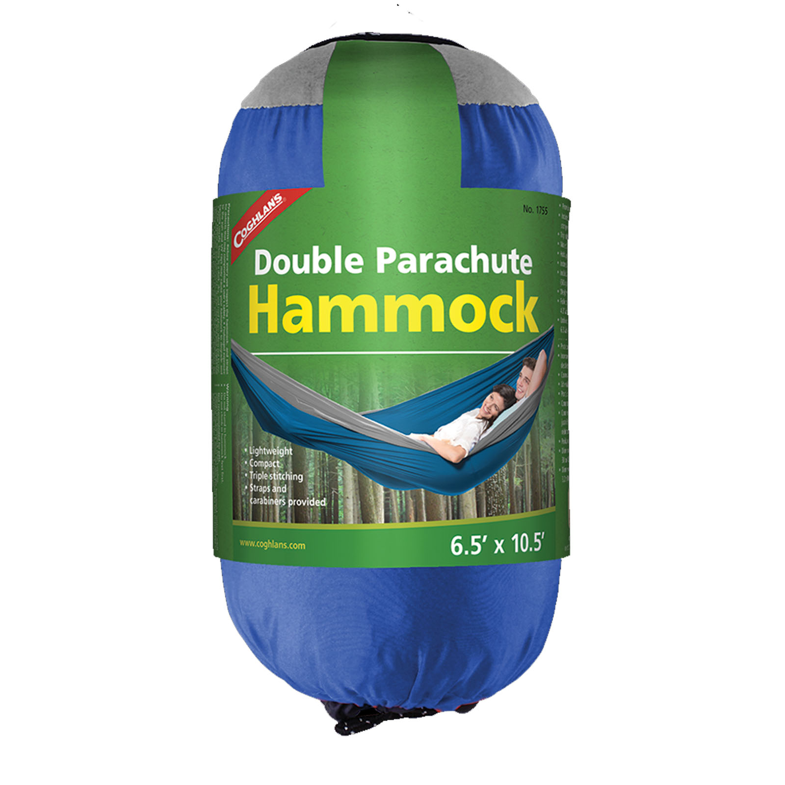 Foto 1 | Hamaca Doble de Tela tipo Paracaídas Coghlan's 1755 Azul