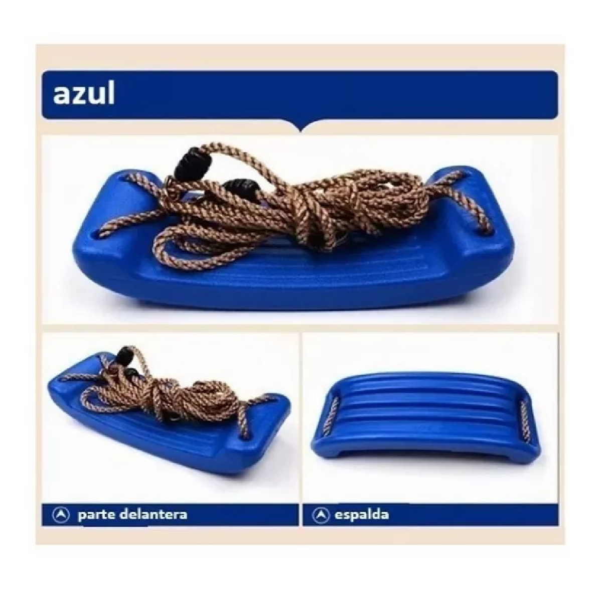 Foto 2 | Columpio de Exteriores Eo Safe Imports ESI-5374-1 Azul para Niños