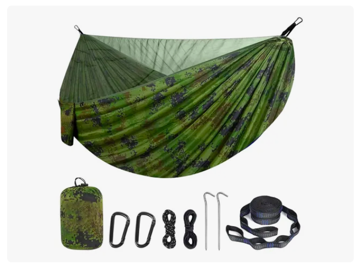 Foto 2 pulgar | Hamacas Xtellar Exterior De Nailon Con Mosquitero Campamento Jardin