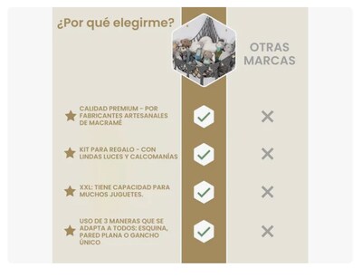 Foto 4 | Hamaca De Juguete Peluche Organizadora Juguete Para Bebés