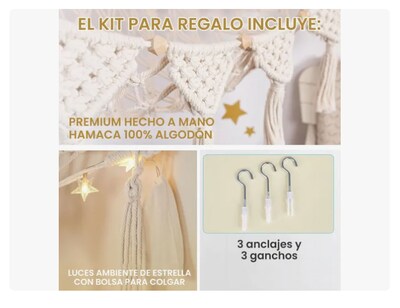 Foto 3 | Hamaca Organizadora De Juguete Xtellar Para Peluche s