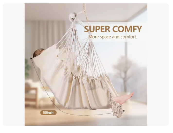 Foto 4 pulgar | Silla Hamaca Colgante Xtellar Silla con 2 Cojines