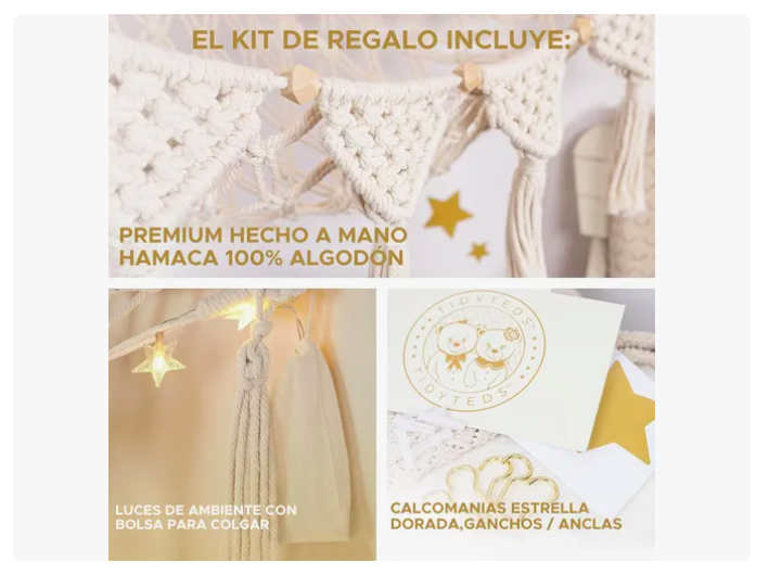 Foto 3 | Hamaca Organizadora De Juguete Xtellar Para Peluches