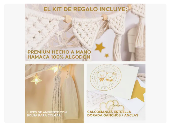 Foto 4 | Hamaca Organizadora De Juguete Xtellar Para Peluches