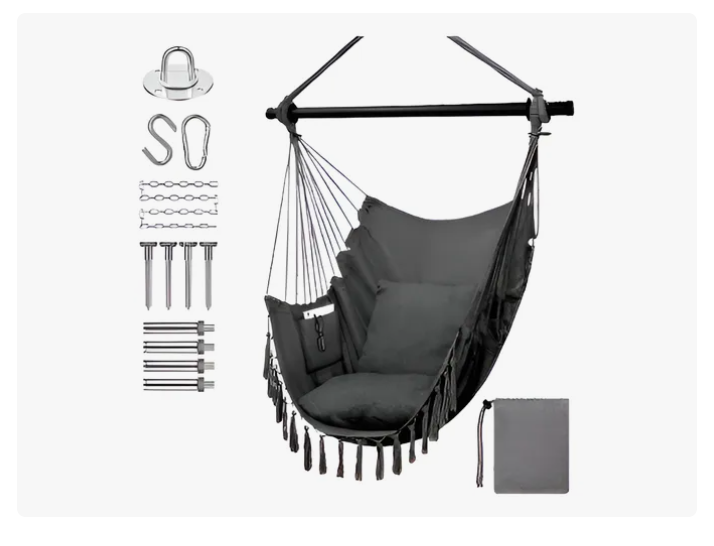 Silla Hamaca Colgante Xtellar con 2 Cojines