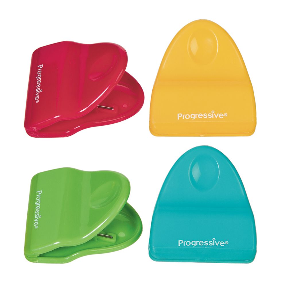 Foto 2 pulgar | Set De 4 Clips Para Cerrar Bolsas Progressive Gt-6027 Color Multicolor