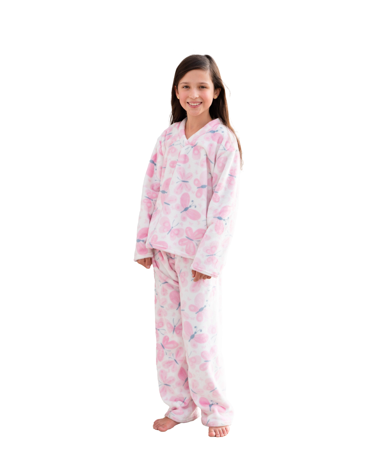 Pijama Supersoft  Mariposas (2 Pzas)